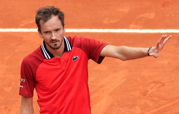 Daniil Medvedev dừng bước tại vòng 3 Monte Carlo Masters