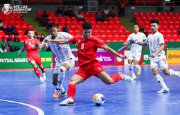 VCK futsal châu Á 2024 (bảng A): Futsal Việt Nam chia điểm với Myanmar