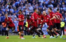Thắng nghẹt thở, Man Utd gặp Man City ở chung kết FA Cup