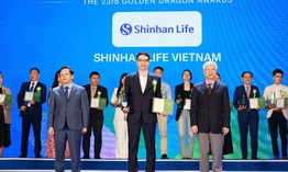 Shinhan Life Việt Nam nhận giải thưởng Rồng Vàng 2024