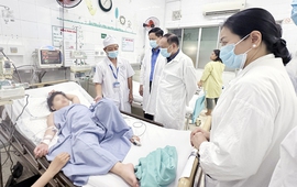 Đoàn bác sĩ từ TP Hồ Chí Minh đến hỗ trợ điều trị cho 2 bệnh nhi ngộ độc nặng sau khi ăn bánh mì