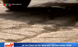Bình Định: Xe thi công dự án cao tốc Bắc-Nam "băm nát" đường nông thôn