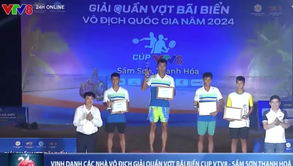 Giải Quần vợt bãi biển vô địch quốc gia cúp VTV8 - Sầm Sơn Thanh Hoá năm 2024 vinh danh các nhà vô địch