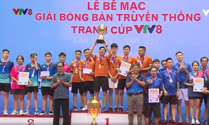 Kết thúc Giải bóng bàn truyền thống tranh cup VTV8