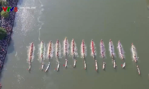 Lễ hội đua, bơi thuyền truyền thống trên sông Kiến Giang