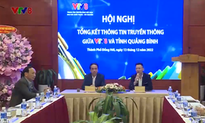 Hội nghị tổng kết thông tin truyền thông giữa VTV8 và tỉnh Quảng Bình