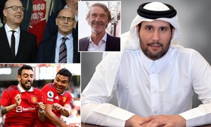 Sheikh Jassim tiếp tục nâng giá hỏi mua Man Utd