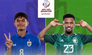 TRỰC TIẾP | U23 Thái Lan 0-1 U23 Ả-rập Xê-út | Nhà ĐKVĐ sớm có bàn mở tỉ số