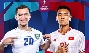 TRỰC TIẾP | U23 Uzbekistan 1-0 U23 Việt Nam | Đương kim Á quân sớm mở tỉ số