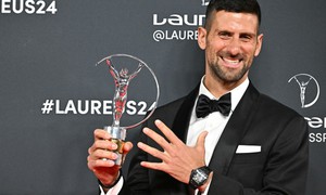 Novak Djokovic lần thứ 5 nhận giải thưởng Laureus