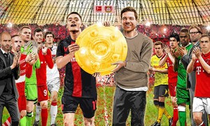 Bayer Leverkusen kết thúc mùa giải Bundesliga với thành tích bất bại