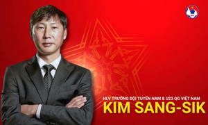 ĐTQG Việt Nam và ĐT U23 có tân HLV Kim Sang-sik