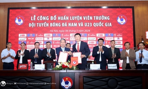 Ông Kim Sang Sik chính thức đảm nhiệm vị trí HLV trưởng Đội tuyển Nam và Đội tuyển U23 quốc gia