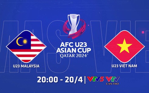 TRỰC TIẾP U23 CHÂU Á | U23 Malaysia 0-0 U23 Việt Nam (H1): Nỗ lực tấn công