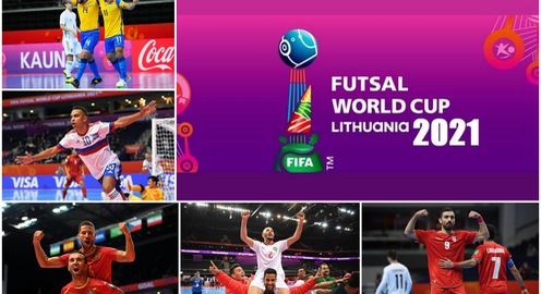 CẬP NHẬT Kết quả vòng tứ kết FIFA Futsal World Cup Lithuania 2021™