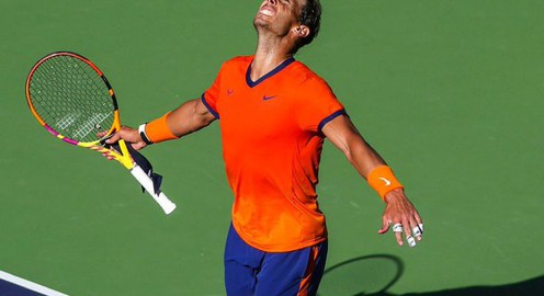 Rafael Nadal gặp thử thách khó tại vòng 1 Indian Wells mở rộng