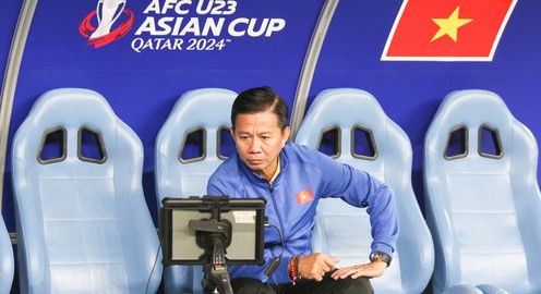 HLV Hoàng Anh Tuấn hài lòng khi cầu thủ U23 Việt Nam tiến bộ qua từng trận ở VCK U23 châu Á 2024
