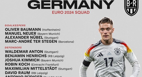 ĐT Đức công bố danh sách sơ bộ tham dự EURO 2024