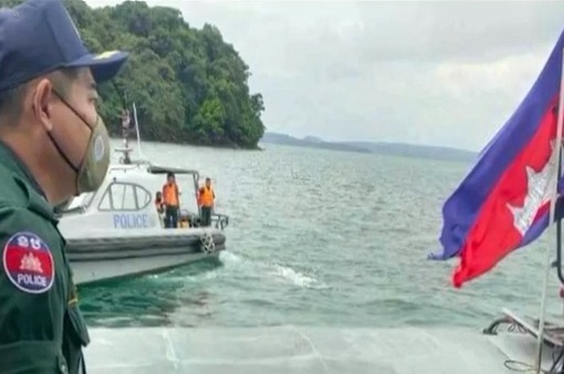 Vụ chìm tàu trên biển ở Sihanoukville: Thêm 12 người được cứu