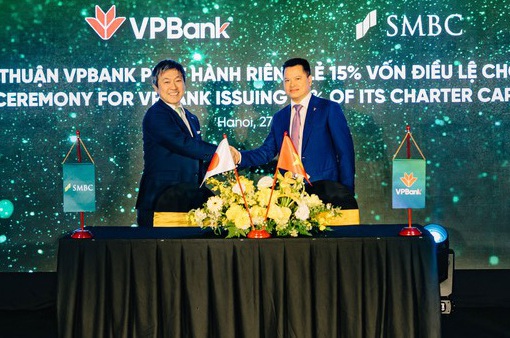 SMBC đầu tư 1,5 tỷ USD vào VPBank