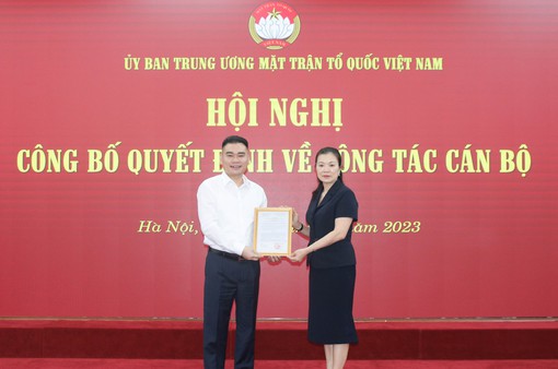 Nhà báo Trần Bảo Trung - Phó Tổng Biên tập Báo Đại đoàn kết được bổ nhiệm Phó Tổng Biên tập Tạp chí Mặt trận