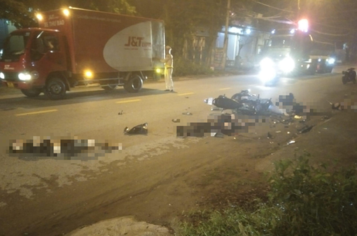 Tai nạn nghiêm trọng tại Vĩnh Phúc: Hai thiếu niên thiệt mạng, 4 người bị thương