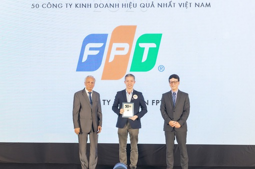 Thương hiệu công nghệ Việt đứng vững trong Top 50 Công ty niêm yết kinh doanh hiệu quả nhất