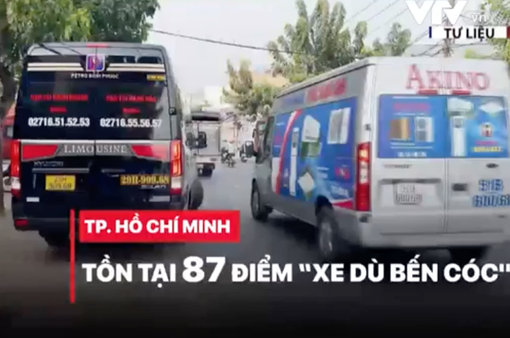 Thành phố Hồ Chí Minh tồn tại 87 điểm "xe dù bến cóc"