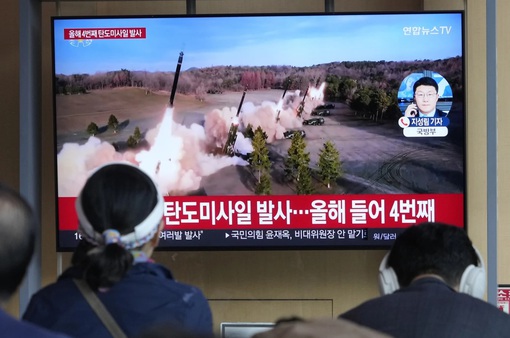 Triều Tiên lại phóng tên lửa đạn đạo tầm ngắn, Hàn Quốc và Nhật Bản quan ngại
