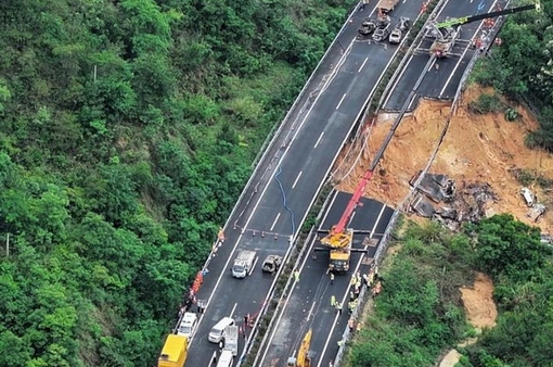 Sập cao tốc tại Trung Quốc, ít nhất 19 người thiệt mạng