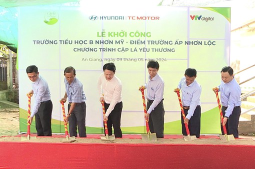 Hyundai Thành Công Việt Nam khởi công điểm trường An Giang, tiếp tục hành trình ươm mầm tri thức