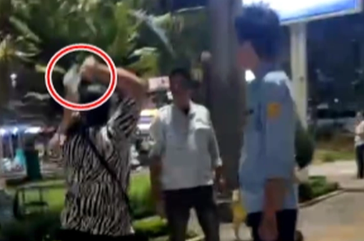 Bình Định: Người phụ nữ bán nước dùng dao dọa chém nhân viên trật tự đô thị
