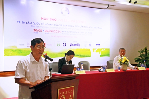 Gần 200 gian hàng tham dự triển lãm quốc tế ngành sữa và sản phẩm sữa Vietnam Dairy 2024