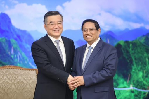 Thủ tướng Phạm Minh Chính tiếp Phó Ủy viên trưởng Nhân đại toàn quốc Trung Quốc