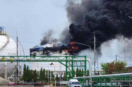 Hỏa hoạn tại kho hóa chất ở Thái Lan, ít nhất 1 người thiệt mạng