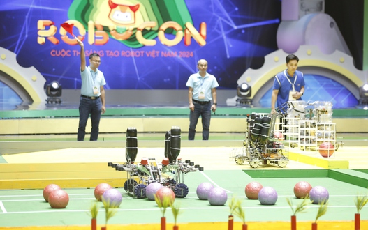 Chung kết Robocon Việt Nam 2024: Cập nhật diễn biến các trận đấu tại vòng 1/8