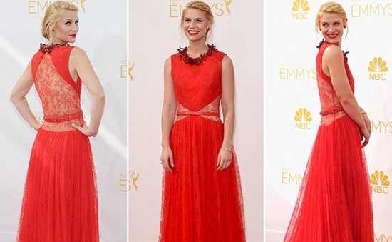 Dàn sao “rủ nhau” diện đầm đỏ dự Lễ trao giải Emmy 2014