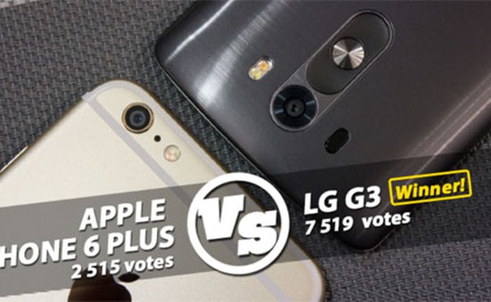 LG G3 tốt hơn iPhone 6 Plus?
