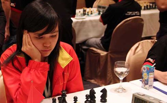 Cờ vua nữ Việt Nam độc chiếm ngôi đầu bảng tại giải đồng đội vô địch châu Á