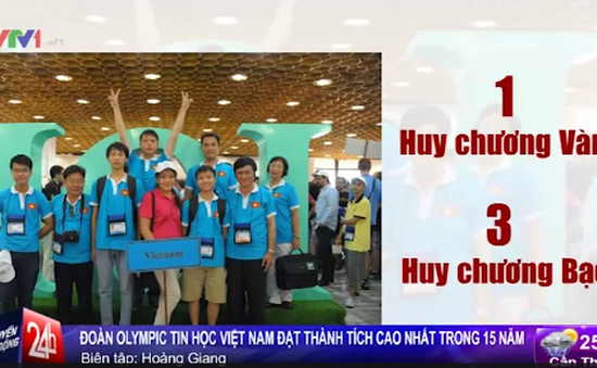 Olympic Tin học Quốc tế 2015: Việt Nam đứng đầu Đông Nam Á