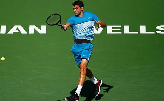Indian Wells 2015: "Tiểu Federer" Dimitrov nhọc nhằn giành vé đi tiếp