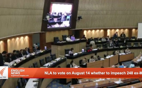 Thái Lan tiến hành bỏ phiếu luận tội 248 cựu nghị sĩ