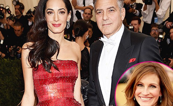 Julia Roberts ấn tượng với vợ của George Clooney