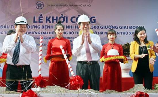 Khởi công xây dựng Bệnh viện Nhi Hà Nội với 500 giường bệnh