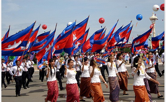 Campuchia mít tinh kỷ niệm 62 năm ngày Quốc khánh