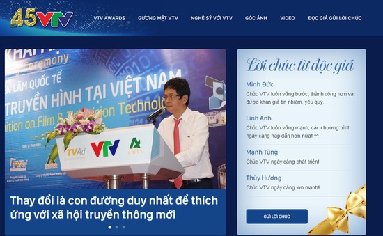 VTV News ra mắt chuyên trang 45 năm VTV