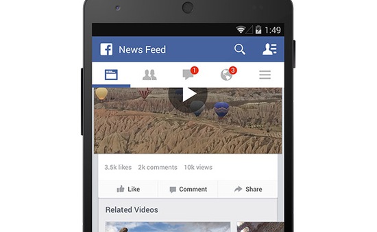 Facebook gặp lỗi hiển thị lượt xem của bài chia sẻ