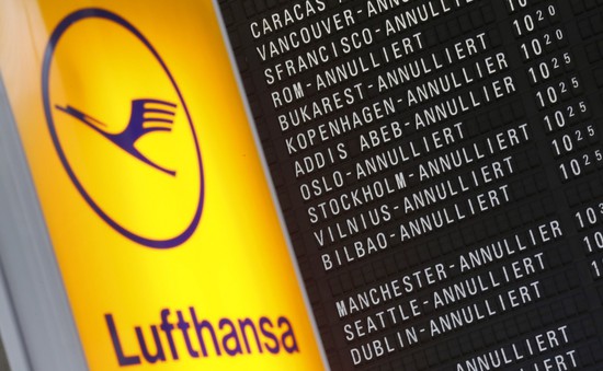 Hãng hàng không Đức Lufthansa hủy 4.700 chuyến bay do đình công
