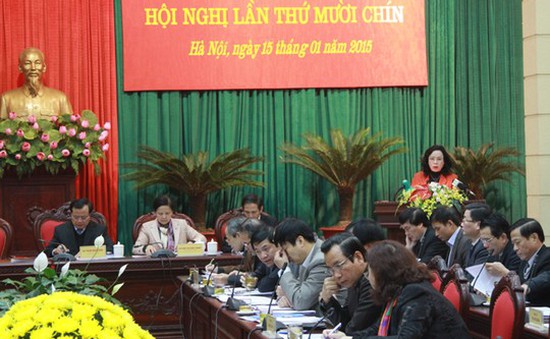 Thành ủy Hà Nội lấy phiếu tín nhiệm các Ủy viên Ban Thường vụ