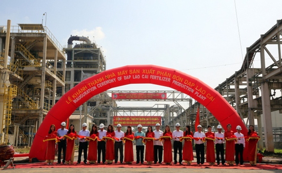 Khánh thành nhà máy sản xuất phân bón DAP số 2 tại Lào Cai